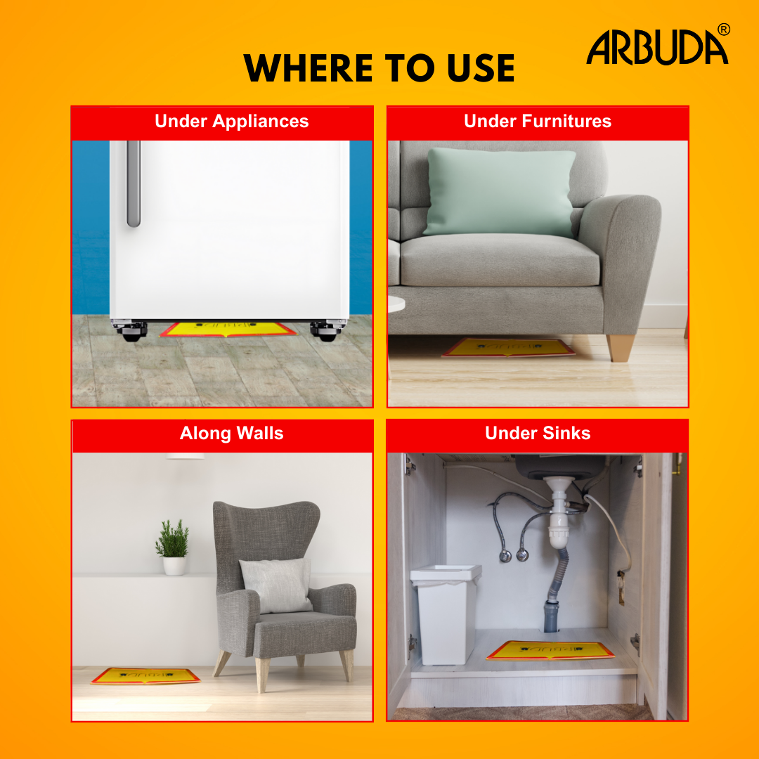 Roachbait Gel 35g + 2 Rat Glue Pad (1 Big + 1 Small)