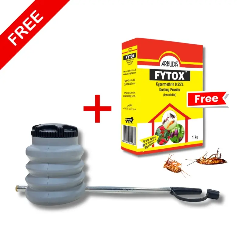 Puff Duster with 1 Kg Fytox ( Dusting Power Free )